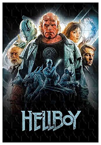 Rompecabezas de Madera para Adultos de 1000 Piezas para Hellboy Fantasy, también se Puede Usar como superhéroe de Portada de película (No Frames ; 200)