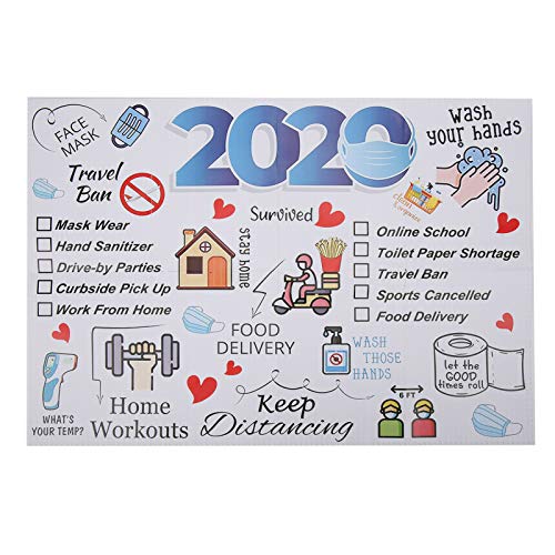 Zerodis Rompecabezas de 1000 Piezas, Hello 2021 Goodbye 2020 Puzzle Jigsaw DIY Ensamblaje de imágenes para Adultos y niños(1000 Piezas)