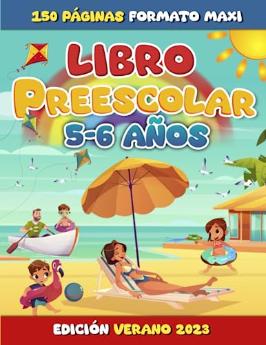 LIBRO PREESCOLAR 5-6 AÑOS: Preparación para aprender a Dibujar formas, Trazar letras y números. 150 Páginas de Actividades educativas, Ejercicios de lógica y otros Juegos según el Método Montessori