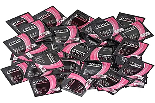 100 Premium Preservativos Vitalis Sensation – puntos y acanalado para la máxima estimulación