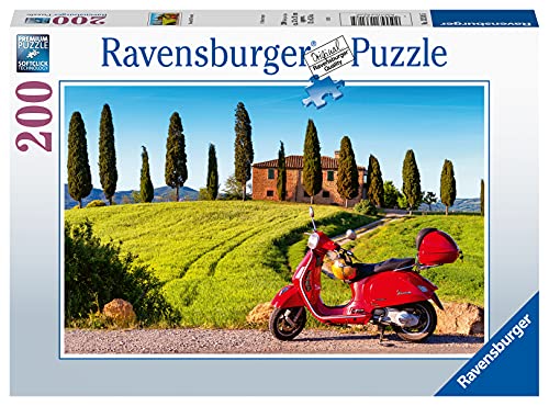 Ravensburger- Puzzle Paisaje Italiano, 200 Piezas, Rompecabezas para Adultos, Exclusivo en Amazon