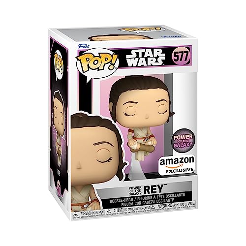 Funko POP! Star Wars: PotG - Rey - Exclusivo De Amazon - Figuras Miniaturas Coleccionables Para Exhibición - Idea De Regalo - Mercancía Oficial - Juguetes Para Niños Y Adultos - Fans De Movies