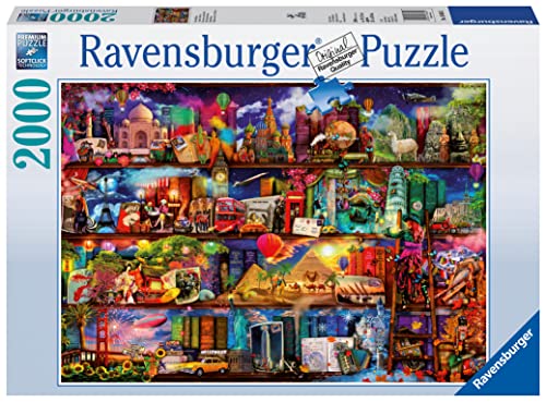 Ravensburger - Puzzle El Mundo De Los Libros, 2000 Piezas, Puzzle Adultos