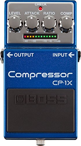 Pedal de guitarra compresor BOSS CP-1X — Compresor de guitarra de nueva generación con la avanzada tecnología MDP de BOSS para preservar la expresión musical