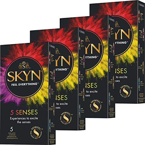 SKYN 5 Senses, preservativos sin látex, paquete de 5 condones (4)