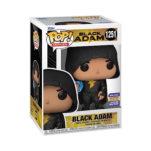 Funko POP! Movies: DC - Black Adam - Black Adam Con Cloak - Exclusivo De Amazon - Figuras Miniaturas Coleccionables Para Exhibición - Idea De Regalo - Mercancía Oficial - Juguetes Para Niños Y Adultos