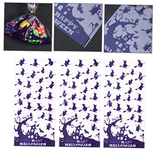 TOPBATHY 1 Juego 50 Piezas De Embalaje Bolsa De Plástico Para Dulces Bolsas Transparentes Para Galletas Mini Bolsas De Dulces Mini Bolsas De Plástico Bolsas De Favor De Halloween Mini