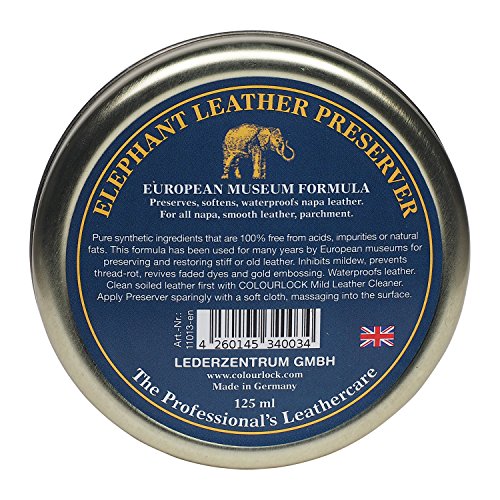 Elephant Leather Preserver Piel Para Cera, 125 ml