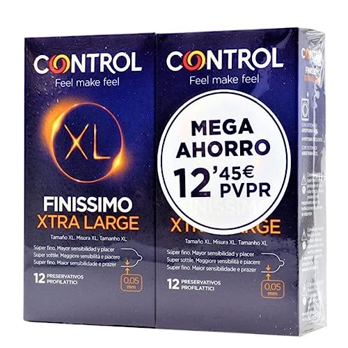 Control DUPLO Adapta XL Finissimo Preservativos,2x12Ud