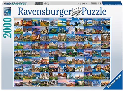 Ravensburger - Puzzle Dragones y Unicornios, 2 Puzzle de 1000 Piezas, Puzzle Adultos, Exclusiva Amazon