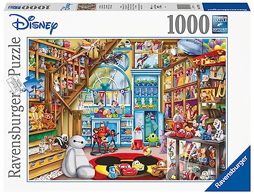 Ravensburger - Puzzle Tienda de juguetes Disney Pixar, Colección Disney Collector's Edition, 1000 Piezas, Puzzle Adultos